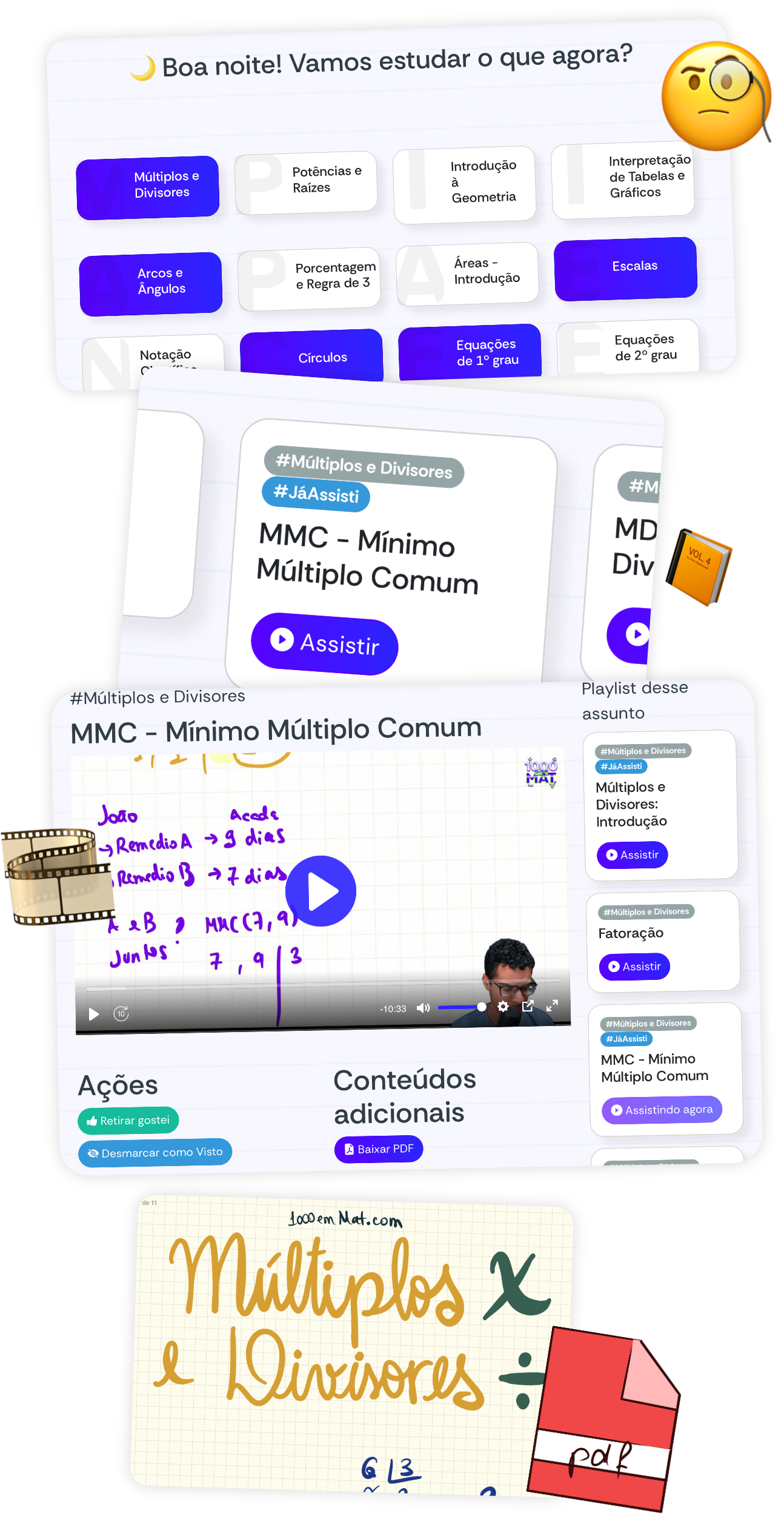 Aulas em vídeo